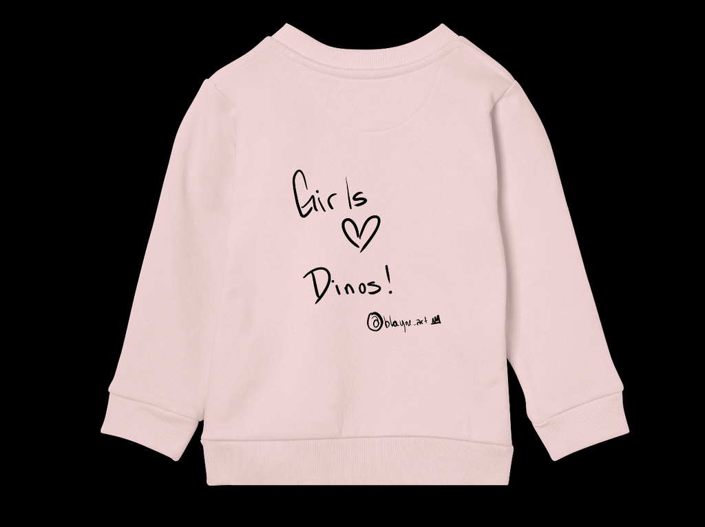 Children's "Girls Love Dinos" Sweatshirt