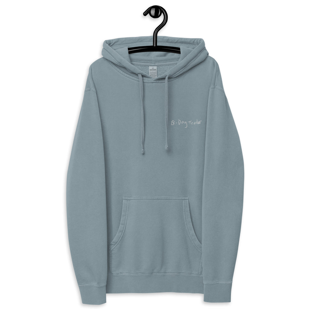 ex-day trader pigment-dyed hoodie