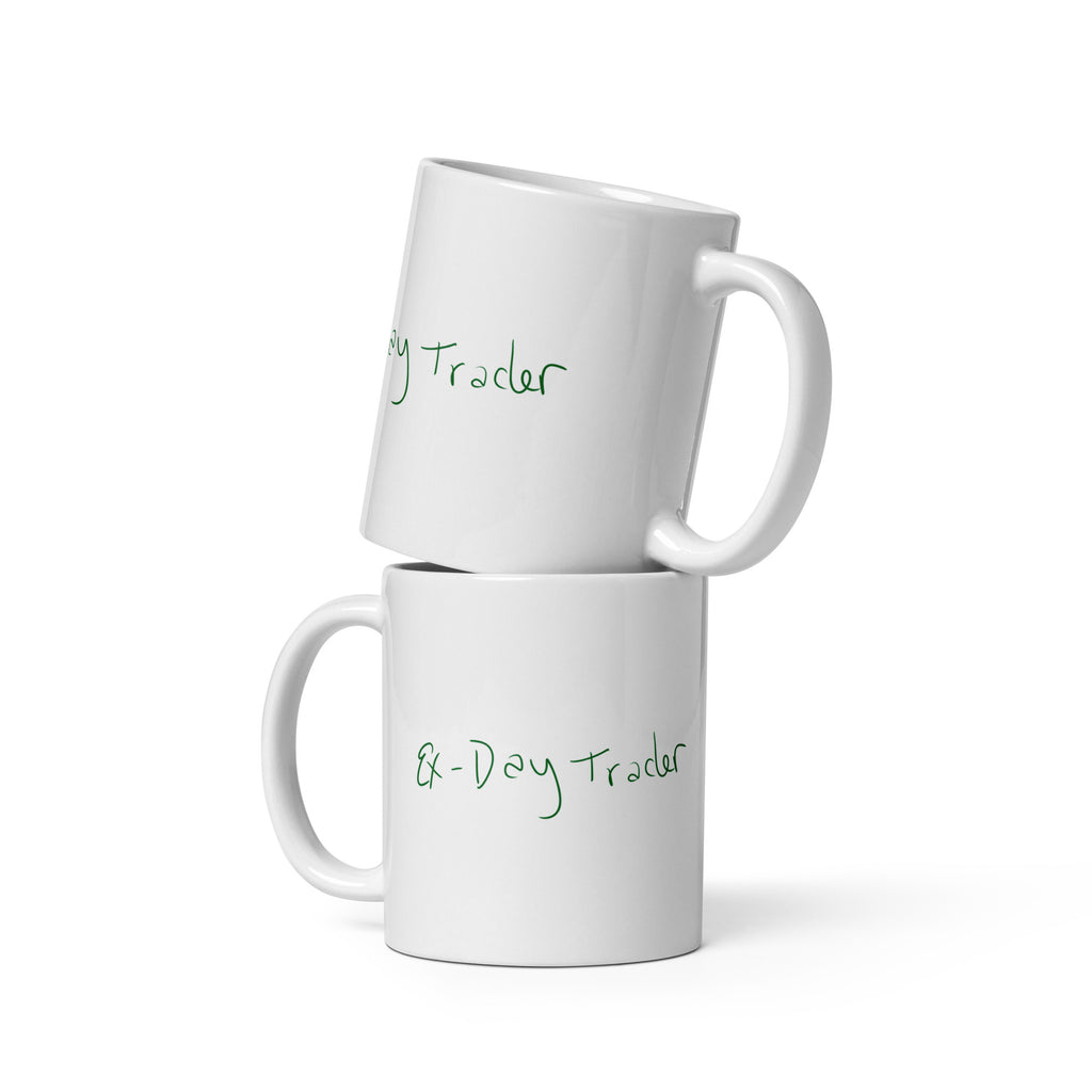 ex-day trader White glossy mug