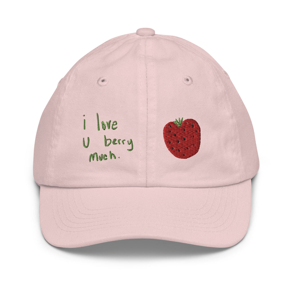 i love you berry much youth baseball cap