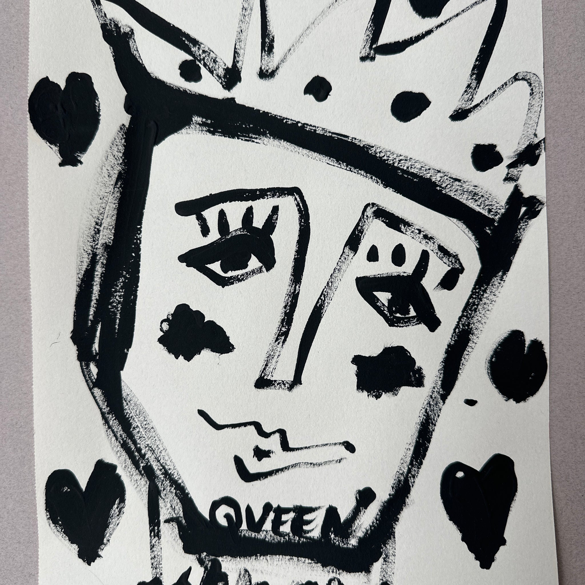 Queen With Hearts