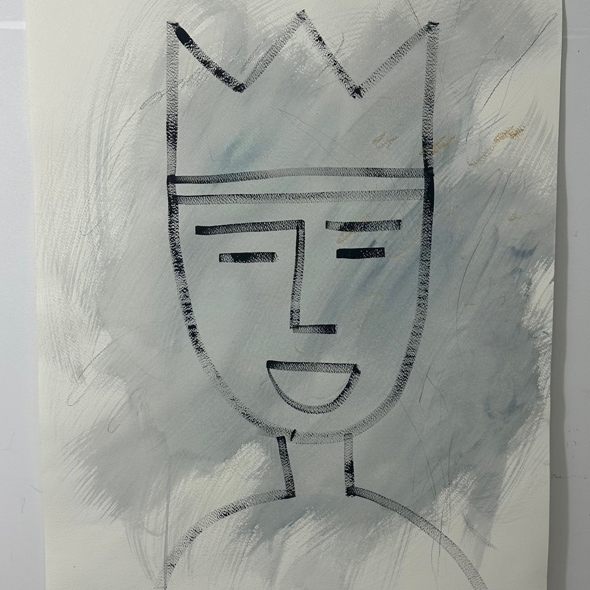 Blue King On Paper