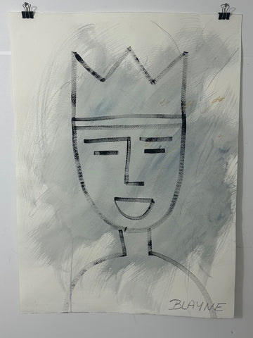 Blue King On Paper