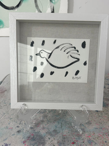 Bird Sketch Framed #2