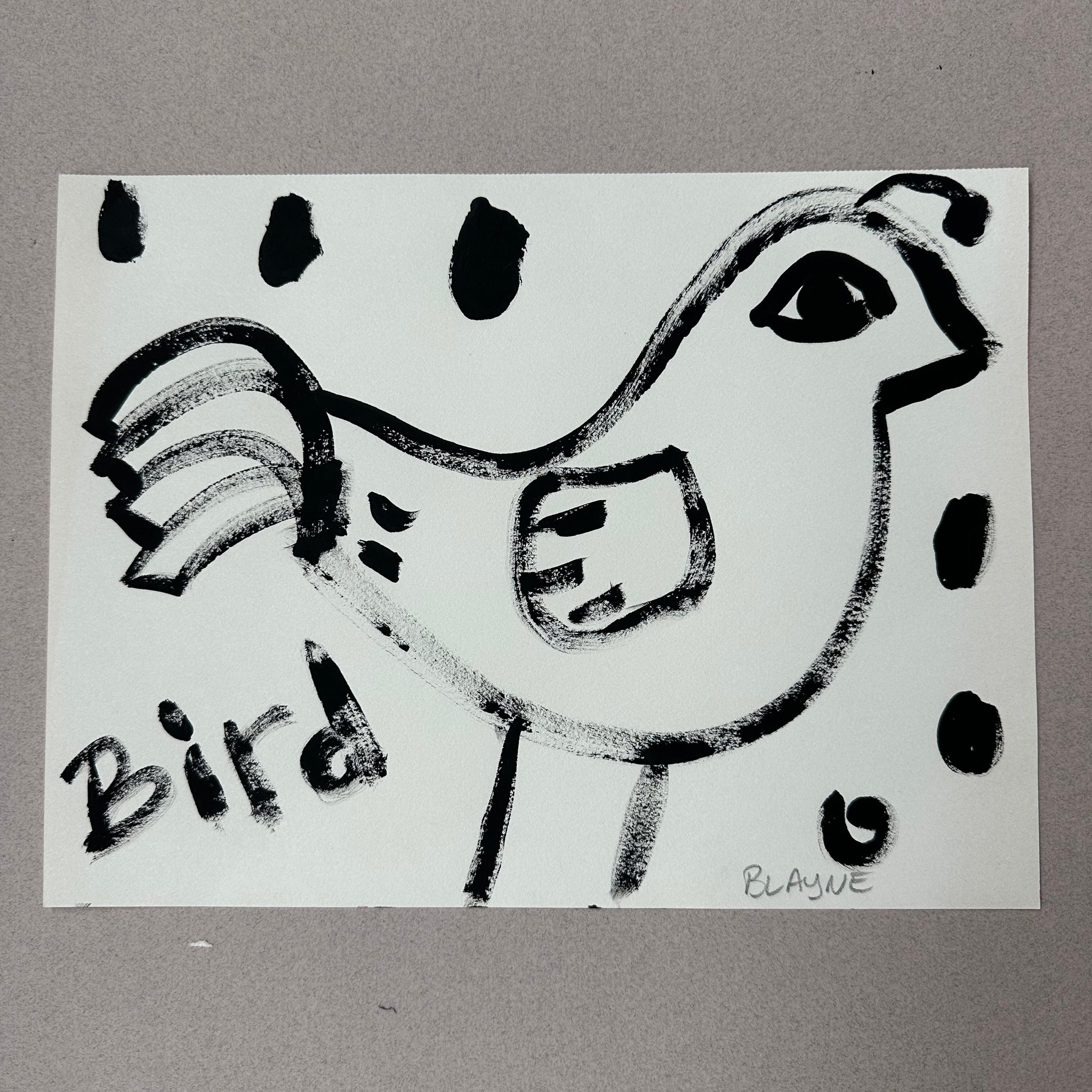 Bird with Dots