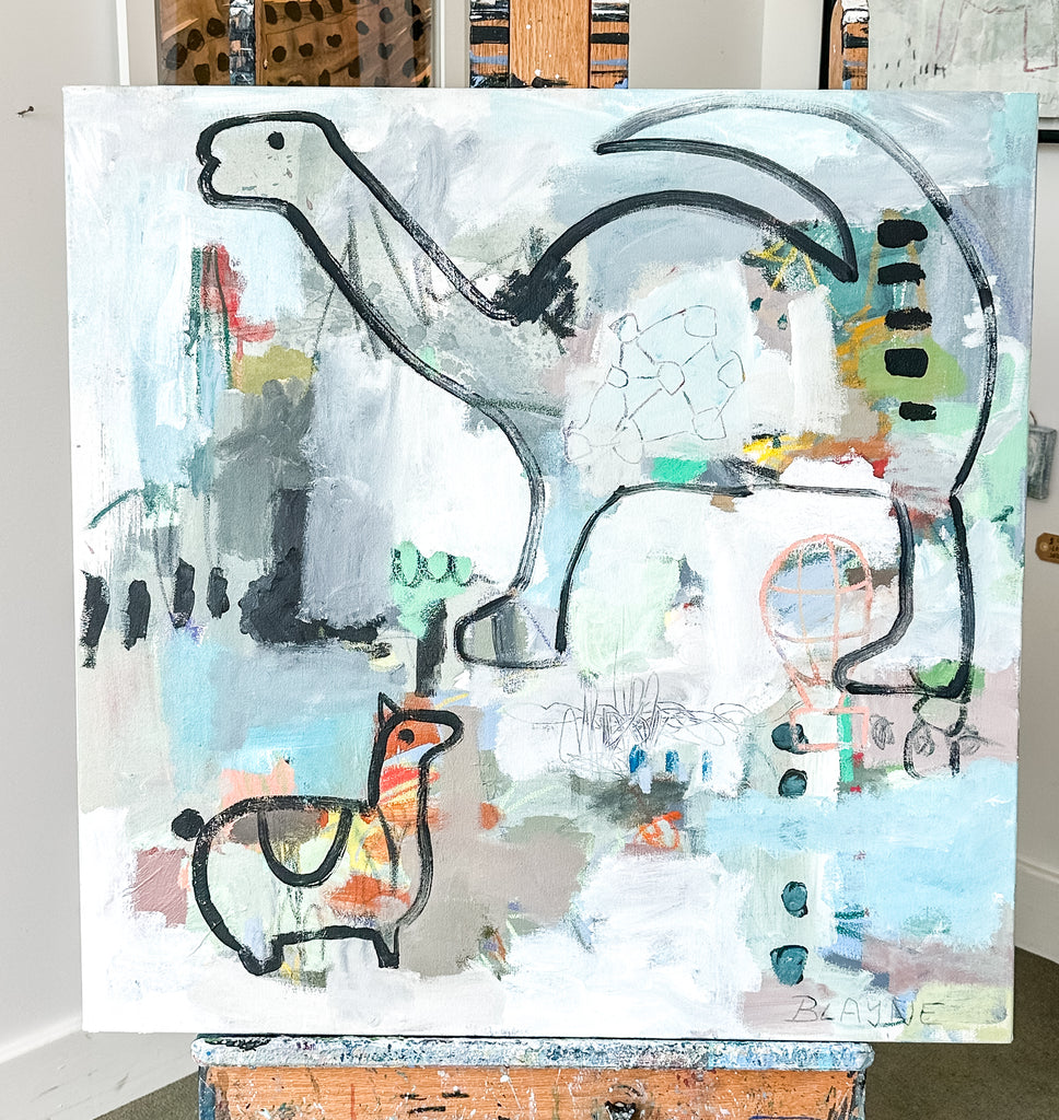 Dino + Lama = We can be friends