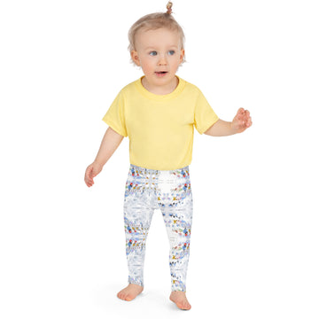 Toddler Yoga Pants - Blue and White