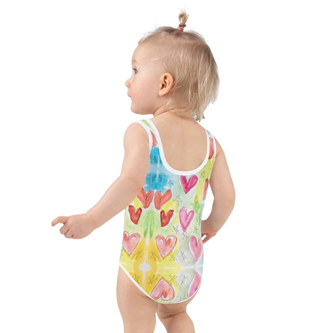 Hearts and Stars Toddler Swimsuit