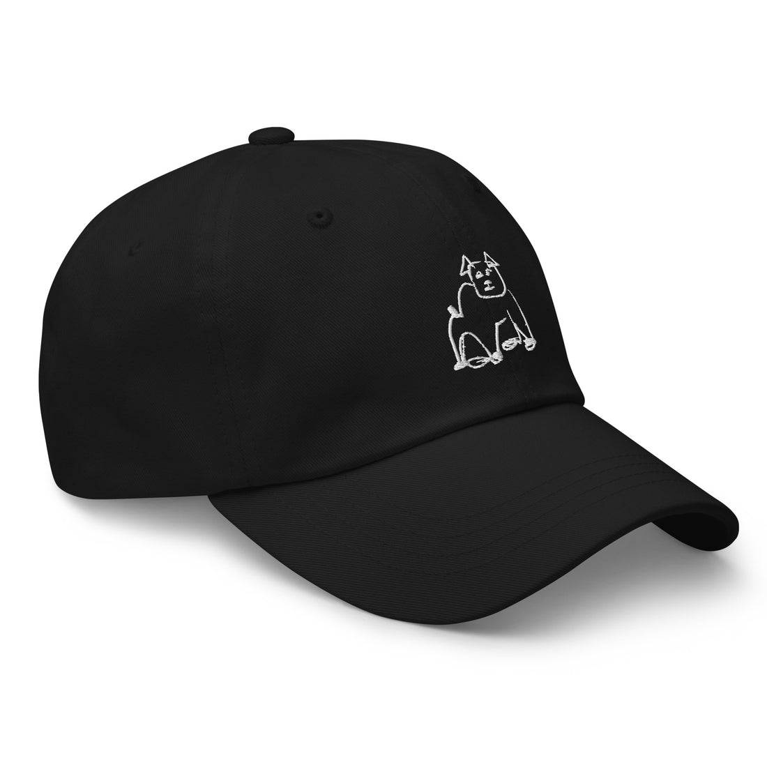 Embroidered Bulldog Hat