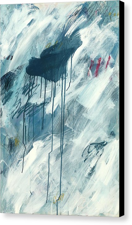 Blue Abstract 1 - Canvas Print