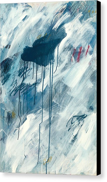 Blue Rain 1 - Canvas Print